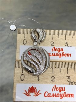 *Подвеска Белый Фианит Микро Вставки арт. MP-P00058-X-W-X-X-W-924 вес 3,6 г - фото 268081 *Подвеска Белый Фианит Микро Вставки арт. MP-P00058-X-W-X-X-W-924 вес 3,6 г - фото 268081