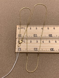 *Цепь р.45 Снейк цв Лимонное арт. 21-1012-025-1130-17-237 вес 3,42 г - фото 268159 *Цепь р.45 Снейк цв Лимонное арт. 21-1012-025-1130-17-237 вес 3,42 г - фото 268159