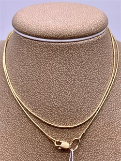 *Цепь р.45 Снейк цв Лимонное арт. 21-1012-025-1130-17-237 вес 3,42 г - фото 268162 *Цепь р.45 Снейк цв Лимонное арт. 21-1012-025-1130-17-237 вес 3,42 г - фото 268162