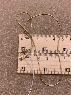 *Цепь р.40 Снейк цв Лимонное арт. 21-1012-025-1130-17-543 вес 3,22 г - фото 268167 *Цепь р.40 Снейк цв Лимонное арт. 21-1012-025-1130-17-543 вес 3,22 г - фото 268167