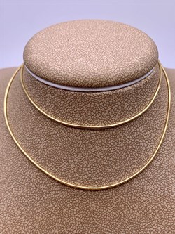 *Цепь р.40 Снейк цв Лимонное арт. 21-1012-025-1130-17-543 вес 3,22 г - фото 268168 *Цепь р.40 Снейк цв Лимонное арт. 21-1012-025-1130-17-543 вес 3,22 г - фото 268168