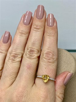 *Кольцо р.18 Цитрин арт. AS-R11049-X-W-Or-X-W-788 вес 1,4 г - фото 268257 *Кольцо р.18 Цитрин арт. AS-R11049-X-W-Or-X-W-788 вес 1,4 г - фото 268257
