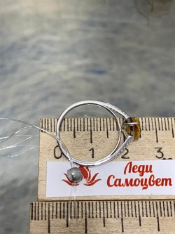 *Кольцо р.18 Цитрин арт. AS-R11049-X-W-Or-X-W-788 вес 1,4 г - фото 268261 *Кольцо р.18 Цитрин арт. AS-R11049-X-W-Or-X-W-788 вес 1,4 г - фото 268261