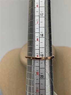 *Кольцо р.19 Белый Фианит арт. CZ-R01491-X-G-X-X-W-752 вес 3,5 г - фото 268333