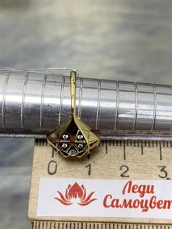 *Кольцо р.17 Белый Фианит арт. CZ-R01491-X-L-X-X-W-087 вес 3,3 г - фото 268355