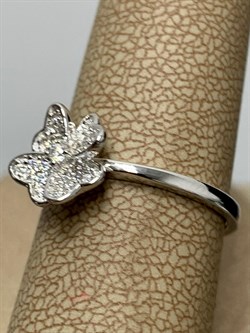 *Кольцо р.17 Белый Фианит Микро Вставки арт. CZ-R00644-X-W-X-X-W-066 вес 2 г - фото 268376 *Кольцо р.17 Белый Фианит Микро Вставки арт. CZ-R00644-X-W-X-X-W-066 вес 2 г - фото 268376