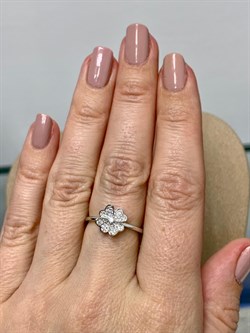 *Кольцо р.17 Белый Фианит Микро Вставки арт. CZ-R00644-X-W-X-X-W-066 вес 2 г - фото 268379 *Кольцо р.17 Белый Фианит Микро Вставки арт. CZ-R00644-X-W-X-X-W-066 вес 2 г - фото 268379