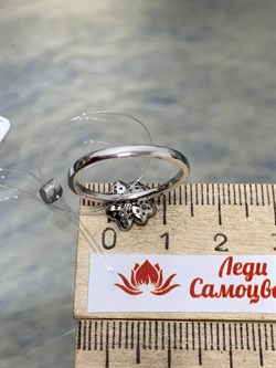 *Кольцо р.17 Белый Фианит Микро Вставки арт. CZ-R00644-X-W-X-X-W-066 вес 2 г - фото 268380 *Кольцо р.17 Белый Фианит Микро Вставки арт. CZ-R00644-X-W-X-X-W-066 вес 2 г - фото 268380