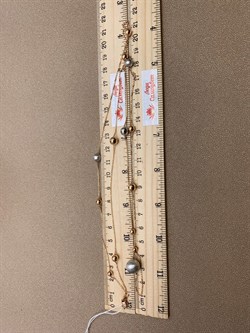 *Колье р.90 Шары цв Красное цв Белое арт. 07-0210-00-000-1111-42-516 вес 6,8 г - фото 268419 *Колье р.90 Шары цв Красное цв Белое арт. 07-0210-00-000-1111-42-516 вес 6,8 г - фото 268419