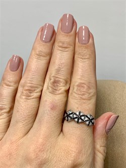 *Кольцо р.18,5 Белый Фианит арт. CZ-R01635-X-WB-X-X-W-525 вес 2,4 г - фото 268436