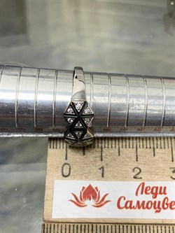 *Кольцо р.18,5 Белый Фианит арт. CZ-R01635-X-WB-X-X-W-525 вес 2,4 г - фото 268438