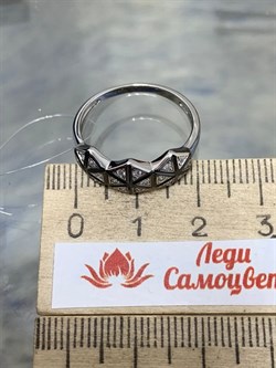 *Кольцо р.18,5 Белый Фианит арт. CZ-R01635-X-WB-X-X-W-525 вес 2,4 г - фото 268440