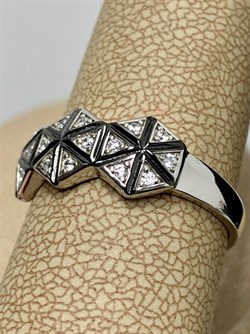 *Кольцо р.18,5 Белый Фианит арт. CZ-R01635-X-WB-X-X-W-525 вес 2,4 г - фото 268442