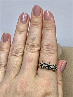 *Кольцо р.18,5 Белый Фианит арт. CZ-R01635-X-BY-X-X-W-281 вес 2,3 г - фото 268452