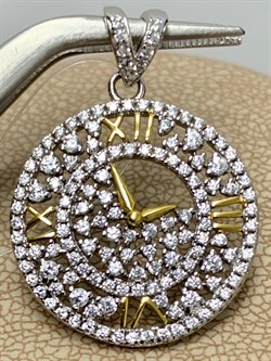 *Подвеска Белый Фианит арт. MP-P01592-X-WY-X-X-W-057 вес 2,8 г - фото 268469 *Подвеска Белый Фианит арт. MP-P01592-X-WY-X-X-W-057 вес 2,8 г - фото 268469