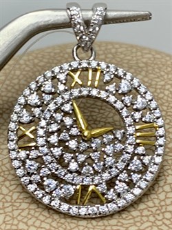 *Подвеска Белый Фианит арт. MP-P01592-X-WY-X-X-W-057 вес 2,8 г - фото 268470 *Подвеска Белый Фианит арт. MP-P01592-X-WY-X-X-W-057 вес 2,8 г - фото 268470