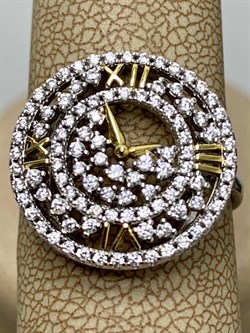 *Кольцо р.18 Белый Фианит арт. MP-R01592-X-WY-X-X-W-965 вес 3 г - фото 268486 *Кольцо р.18 Белый Фианит арт. MP-R01592-X-WY-X-X-W-965 вес 3 г - фото 268486