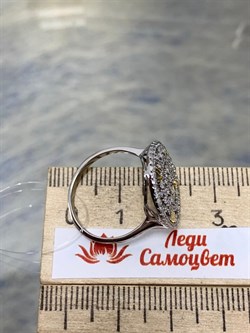 *Кольцо р.18 Белый Фианит арт. MP-R01592-X-WY-X-X-W-965 вес 3 г - фото 268491 *Кольцо р.18 Белый Фианит арт. MP-R01592-X-WY-X-X-W-965 вес 3 г - фото 268491