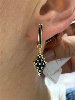 *Серьги Белый Фианит арт. CZ-E01634-X-BL-X-X-W-695 вес 4,5 г - фото 268515