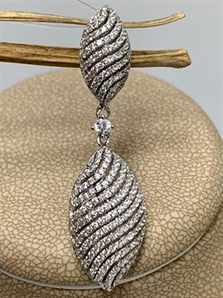 *Подвеска Белый Фианит Микро Вставки арт. MP-P00242-X-W-X-X-W-937 вес 4,2 г - фото 268543 *Подвеска Белый Фианит Микро Вставки арт. MP-P00242-X-W-X-X-W-937 вес 4,2 г - фото 268543