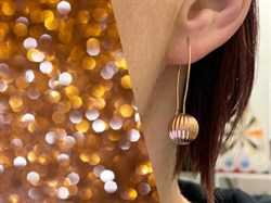 *Серьги Петли Шары цв Красное арт. 02-3553-00-000-1110-01-675 вес 3,36 г - фото 268581 *Серьги Петли Шары цв Красное арт. 02-3553-00-000-1110-01-675 вес 3,36 г - фото 268581