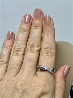 *Кольцо р.18,5 Белый Фианит Микро Вставки арт. MP-R00074-X-W-X-X-W-879 вес 3,3 г - фото 268583 *Кольцо р.18,5 Белый Фианит Микро Вставки арт. MP-R00074-X-W-X-X-W-879 вес 3,3 г - фото 268583