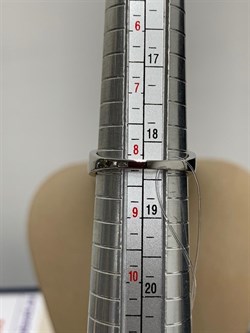 *Кольцо р.18,5 Белый Фианит Микро Вставки арт. MP-R00074-X-W-X-X-W-879 вес 3,3 г - фото 268584 *Кольцо р.18,5 Белый Фианит Микро Вставки арт. MP-R00074-X-W-X-X-W-879 вес 3,3 г - фото 268584