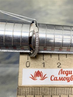 *Кольцо р.18,5 Белый Фианит Микро Вставки арт. MP-R00074-X-W-X-X-W-879 вес 3,3 г - фото 268585 *Кольцо р.18,5 Белый Фианит Микро Вставки арт. MP-R00074-X-W-X-X-W-879 вес 3,3 г - фото 268585