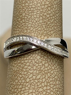 *Кольцо р.18,5 Белый Фианит Микро Вставки арт. MP-R00074-X-W-X-X-W-879 вес 3,3 г - фото 268591 *Кольцо р.18,5 Белый Фианит Микро Вставки арт. MP-R00074-X-W-X-X-W-879 вес 3,3 г - фото 268591