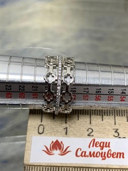 *Кольцо р.17 Белый Фианит арт. MP-R01557-X-W-X-X-W-001 вес 3,9 г - фото 268666 *Кольцо р.17 Белый Фианит арт. MP-R01557-X-W-X-X-W-001 вес 3,9 г - фото 268666