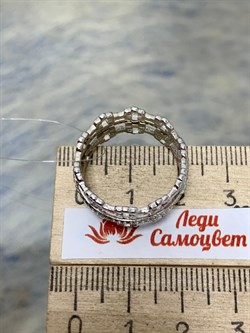 *Кольцо р.17 Белый Фианит арт. MP-R01557-X-W-X-X-W-001 вес 3,9 г - фото 268675 *Кольцо р.17 Белый Фианит арт. MP-R01557-X-W-X-X-W-001 вес 3,9 г - фото 268675