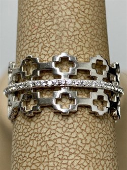 *Кольцо р.19 Белый Фианит арт. MP-R01557-X-W-X-X-W-026 вес 4,2 г - фото 268683 *Кольцо р.19 Белый Фианит арт. MP-R01557-X-W-X-X-W-026 вес 4,2 г - фото 268683