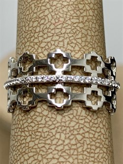 *Кольцо р.19 Белый Фианит арт. MP-R01557-X-W-X-X-W-026 вес 4,2 г - фото 268684 *Кольцо р.19 Белый Фианит арт. MP-R01557-X-W-X-X-W-026 вес 4,2 г - фото 268684