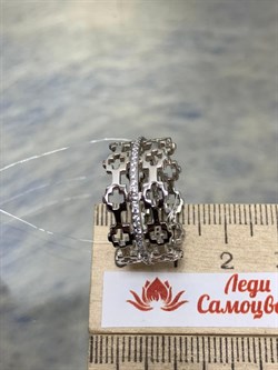 *Кольцо р.19 Белый Фианит арт. MP-R01557-X-W-X-X-W-026 вес 4,2 г - фото 268687 *Кольцо р.19 Белый Фианит арт. MP-R01557-X-W-X-X-W-026 вес 4,2 г - фото 268687