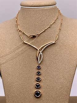 *Колье р.45 Синий Сапфир цв Красное арт 6-226/1-02-560 вес 10,73 г - фото 268719 *Колье р.45 Синий Сапфир цв Красное арт 6-226/1-02-560 вес 10,73 г - фото 268719