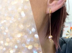 *Серьги Шары цв Красное арт. 02-0001-00-000-1110-04-962 вес 2,49 г - фото 268722