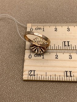 *Кольцо р.17,5 Одуванчик Синий Сапфир цв Красное арт 1-108483-00-02-339 вес 2,87 г - фото 268760 *Кольцо р.17,5 Одуванчик Синий Сапфир цв Красное арт 1-108483-00-02-339 вес 2,87 г - фото 268760