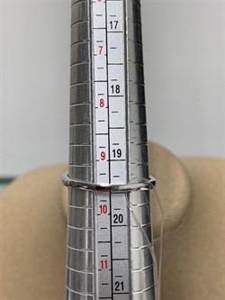 *Кольцо р.19,5 Белый Фианит Микро Вставки арт. CZ-R01804-X-W-W-X-W-131 вес 5,75 г - фото 268791 *Кольцо р.19,5 Белый Фианит Микро Вставки арт. CZ-R01804-X-W-W-X-W-131 вес 5,75 г - фото 268791