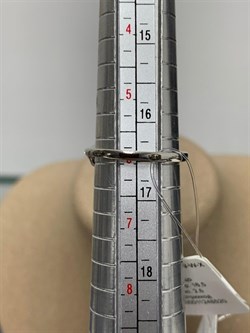 *Кольцо р.16,5 Белый Фианит арт. CZ-R01051-X-W-W-X-W-286 вес 2,6 г - фото 268802