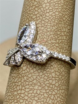 *Кольцо р.17,5 Белый Фианит арт. CZ-R01051-X-W-W-X-W-279 вес 2,7 г - фото 268832 *Кольцо р.17,5 Белый Фианит арт. CZ-R01051-X-W-W-X-W-279 вес 2,7 г - фото 268832