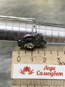 *Кольцо р.16,5 Празиолит арт. AS-R00465-X-W-Gg-X-BL-702 вес 3,43 г - фото 268970 *Кольцо р.16,5 Празиолит арт. AS-R00465-X-W-Gg-X-BL-702 вес 3,43 г - фото 268970