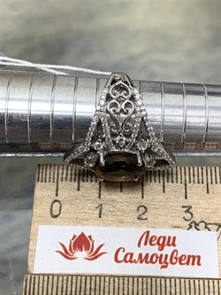 *Кольцо р.17,5 Дымчатый Кварц арт. AS-R11082-X-W-BR-X-W-506 вес 5,43 г - фото 269029 *Кольцо р.17,5 Дымчатый Кварц арт. AS-R11082-X-W-BR-X-W-506 вес 5,43 г - фото 269029