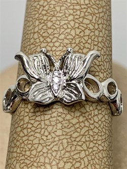 *Кольцо р.17 Белый Фианит Микро Вставки арт. MP-R00-42-X-W-X-X-W-494 вес 2,68 г - фото 269041