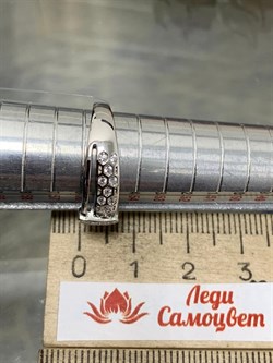 *Кольцо р.17,5 Белый Фианит арт. CZ-R01699-X-W-W-X-W-345 вес 3 г - фото 269073