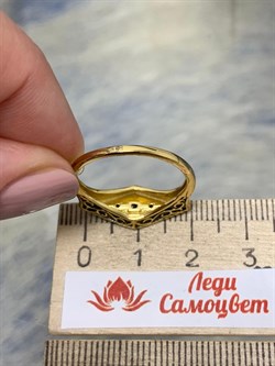 *Кольцо р.18,5 Белый Фианит арт. CZ-R01619-X-L-X-X-W-314 вес 2,7 г - фото 269092