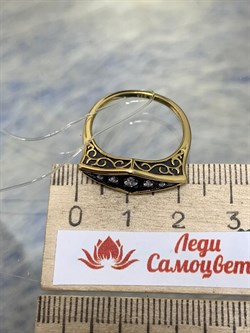 *Кольцо р.18,5 Белый Фианит арт. CZ-R01619-X-L-X-X-W-314 вес 2,7 г - фото 269093