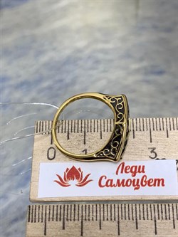 *Кольцо р.18,5 Белый Фианит арт. CZ-R01619-X-L-X-X-W-314 вес 2,7 г - фото 269094