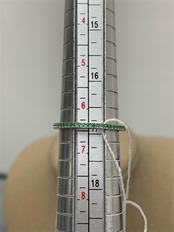 *Кольцо р.17 Зеленый Фианит арт. SL-R01311-X-W-X-X-Gg-119 вес 1,3 г - фото 269169 *Кольцо р.17 Зеленый Фианит арт. SL-R01311-X-W-X-X-Gg-119 вес 1,3 г - фото 269169