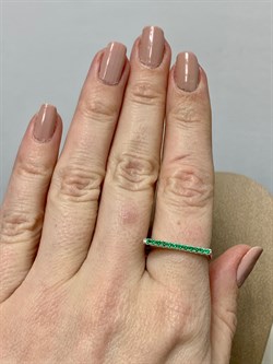 *Кольцо р.18 Зеленый Фианит арт. MP-R01313-X-W-X-X-Gg-425 вес 2,99 г - фото 269176 *Кольцо р.18 Зеленый Фианит арт. MP-R01313-X-W-X-X-Gg-425 вес 2,99 г - фото 269176