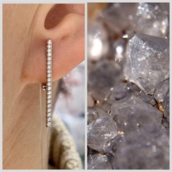 *Серьги Белый Фианит Микро Вставки арт. CZ-E01005-X-W-X-X-W-511 вес 2,8 г - фото 269181 *Серьги Белый Фианит Микро Вставки арт. CZ-E01005-X-W-X-X-W-511 вес 2,8 г - фото 269181